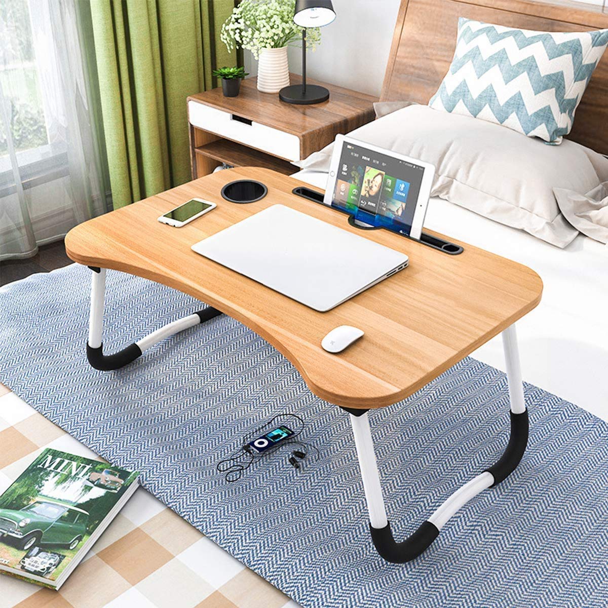 Ergonomic Foldable Laptop Desk Table