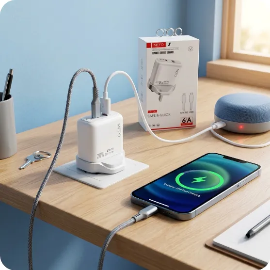 MEFO - Phone Charger Micro USB - 6A 20w