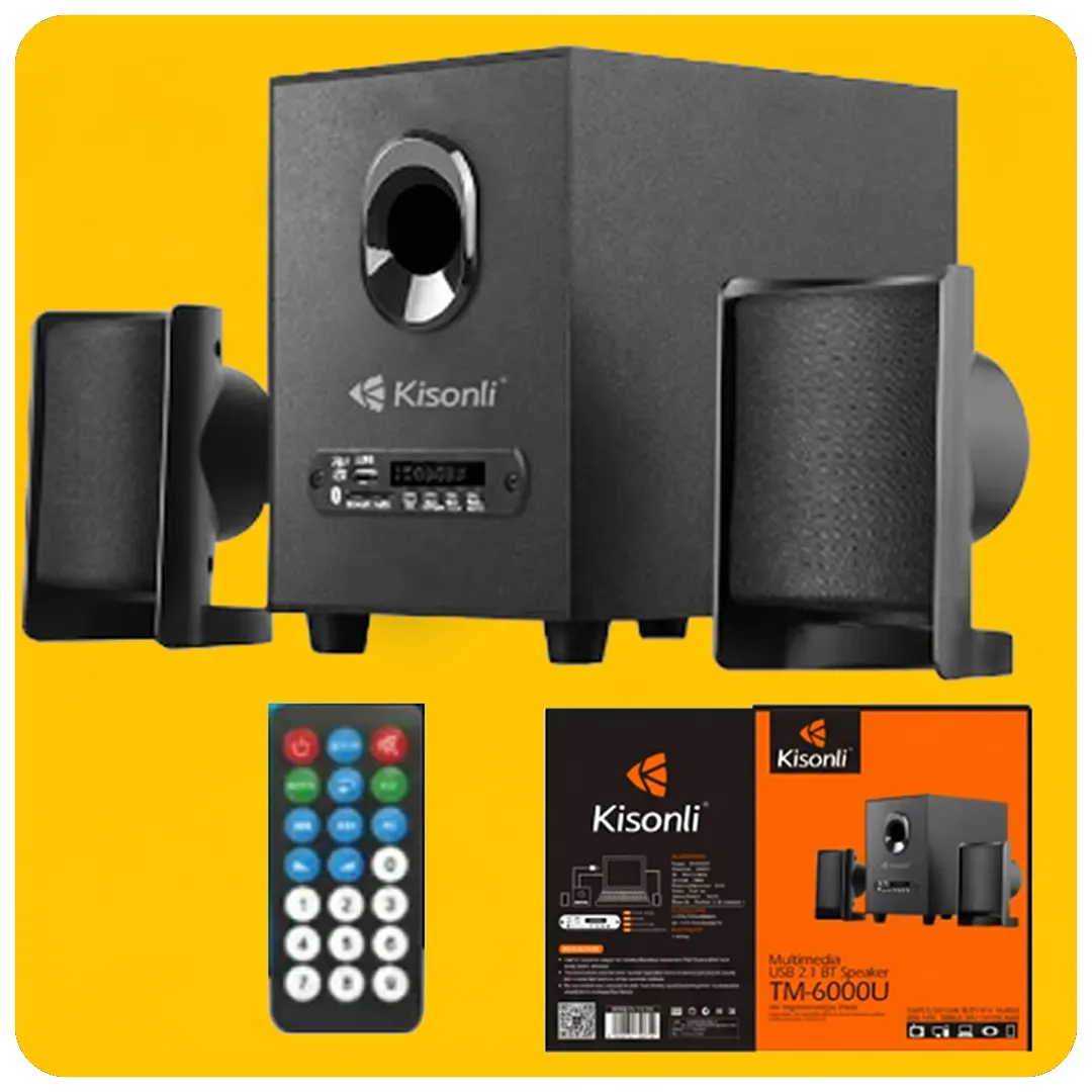 Kisonli TM-6000U Multimedia USB 2.1 BT Speaker