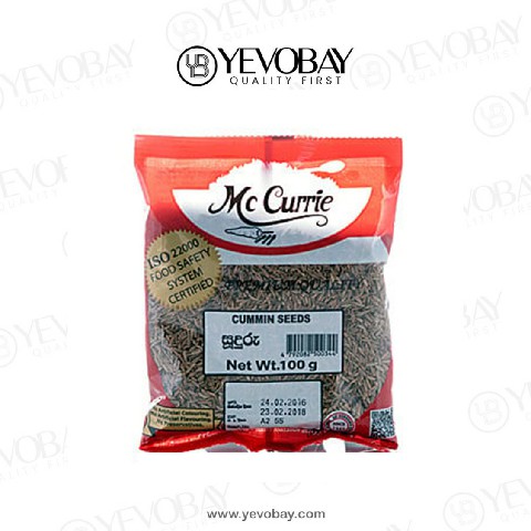 MC Currie Cummin Seeds 100g - Spices and Seasoning