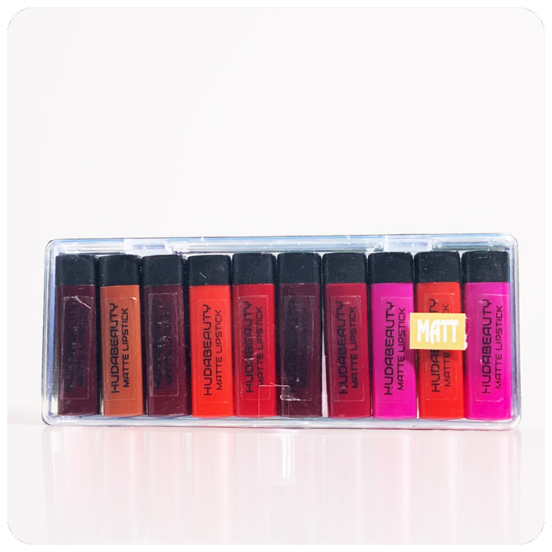 Hudabeauty Matte Lipstick Set