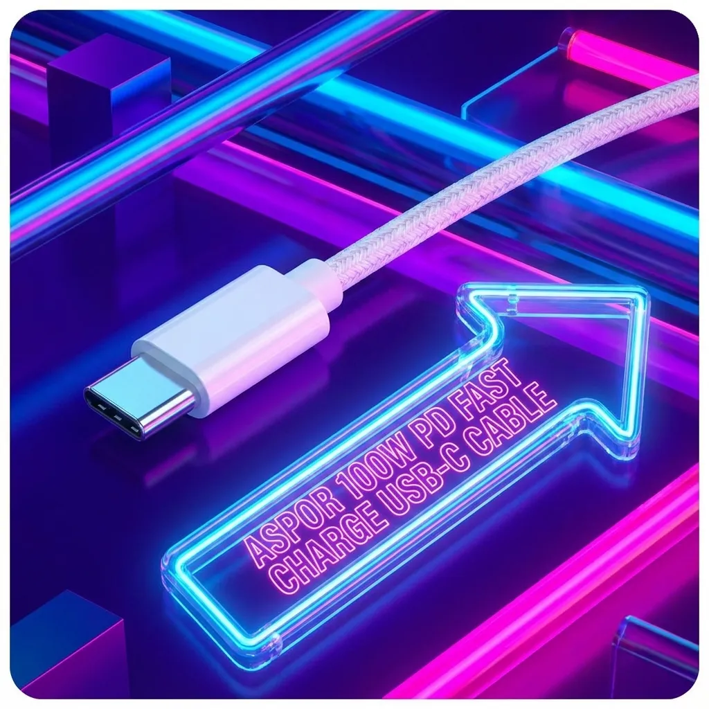 ASPOR A011 100W Fast Charging Type-C to Type-C Data Cable