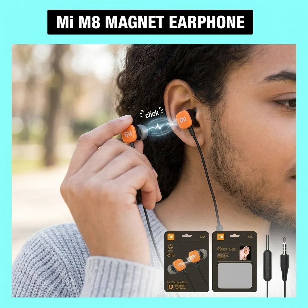 Mi Magnet Earphone M8 | YEVOBAY Sri Lannka