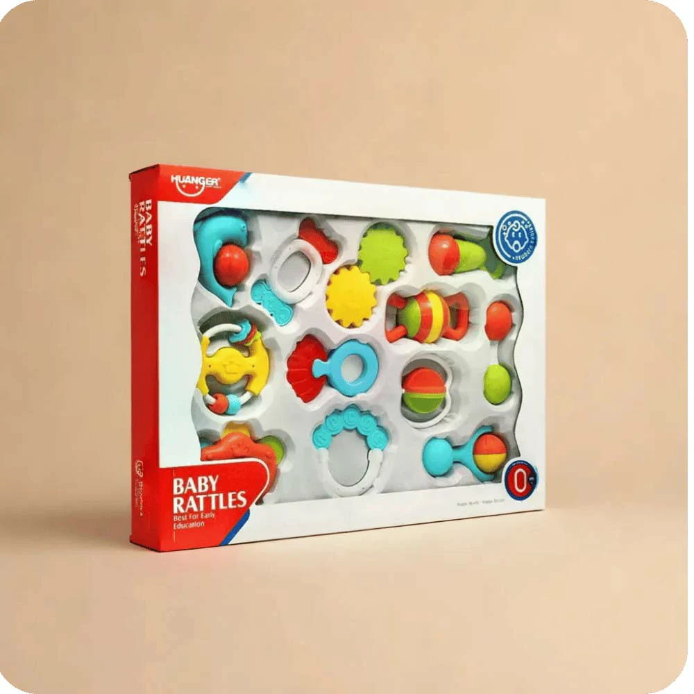 HUANGER Baby Rattles - 12 Pcs HE0112 HE0149