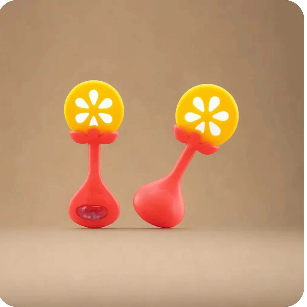 Fruit Teether & Rattle Handbell - Huanger