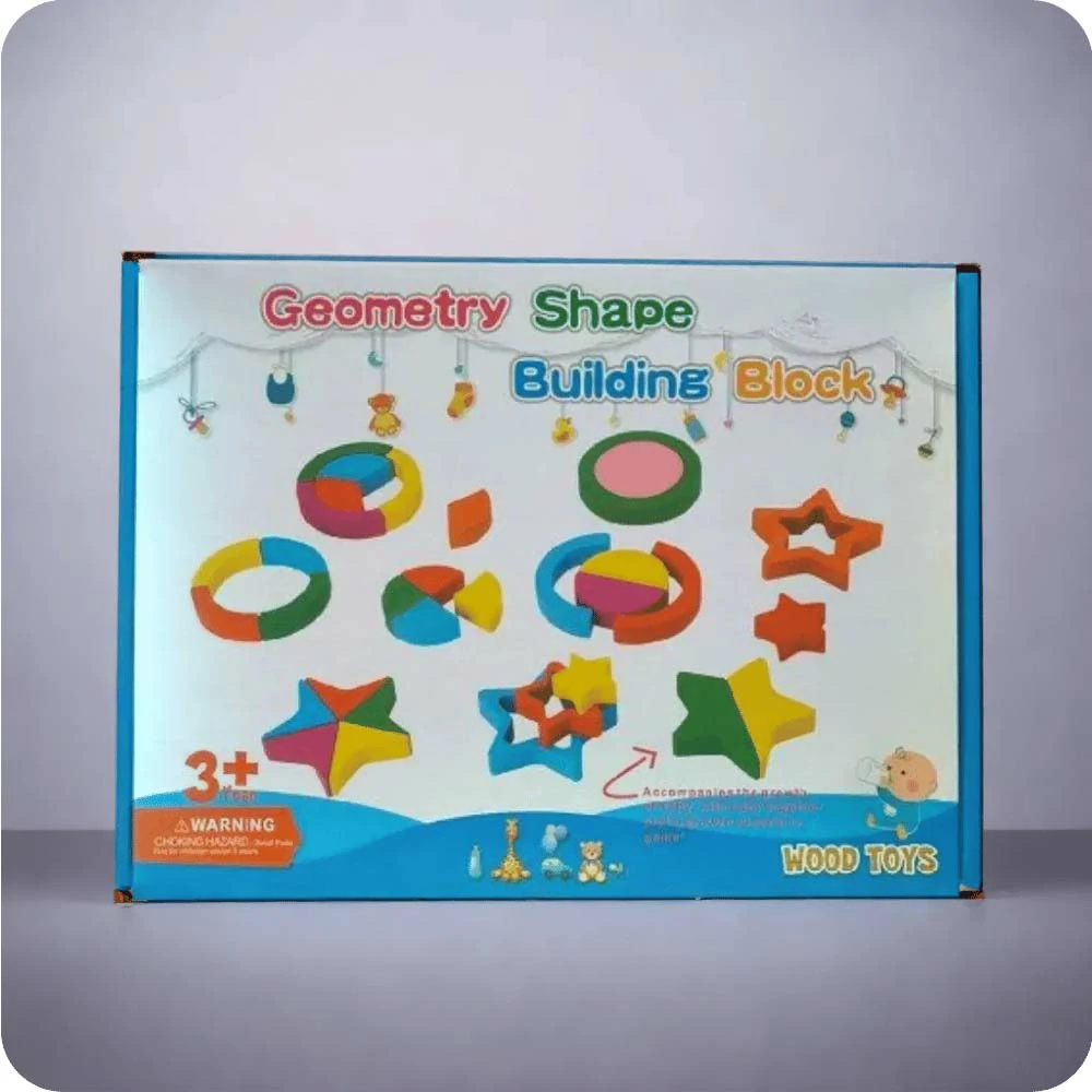 Geometry Shape Building Block | Educational Wood Toy