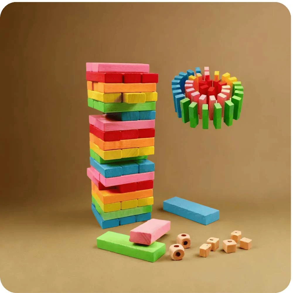 Cognitive Overlap Wooden Games Block - YEVOBAY Sri Lanka