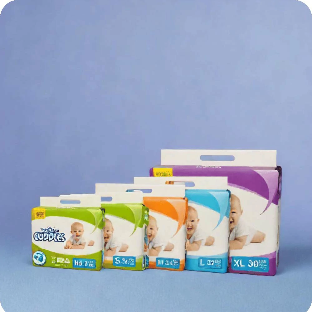 Affordable Classic Diaper Jumbo Pack in NB, M, L, XL