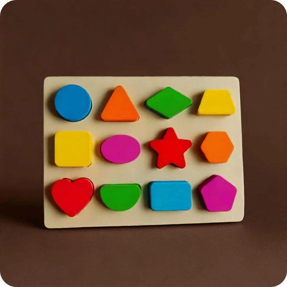 Educational Wooden Shapes Toy - High Quality