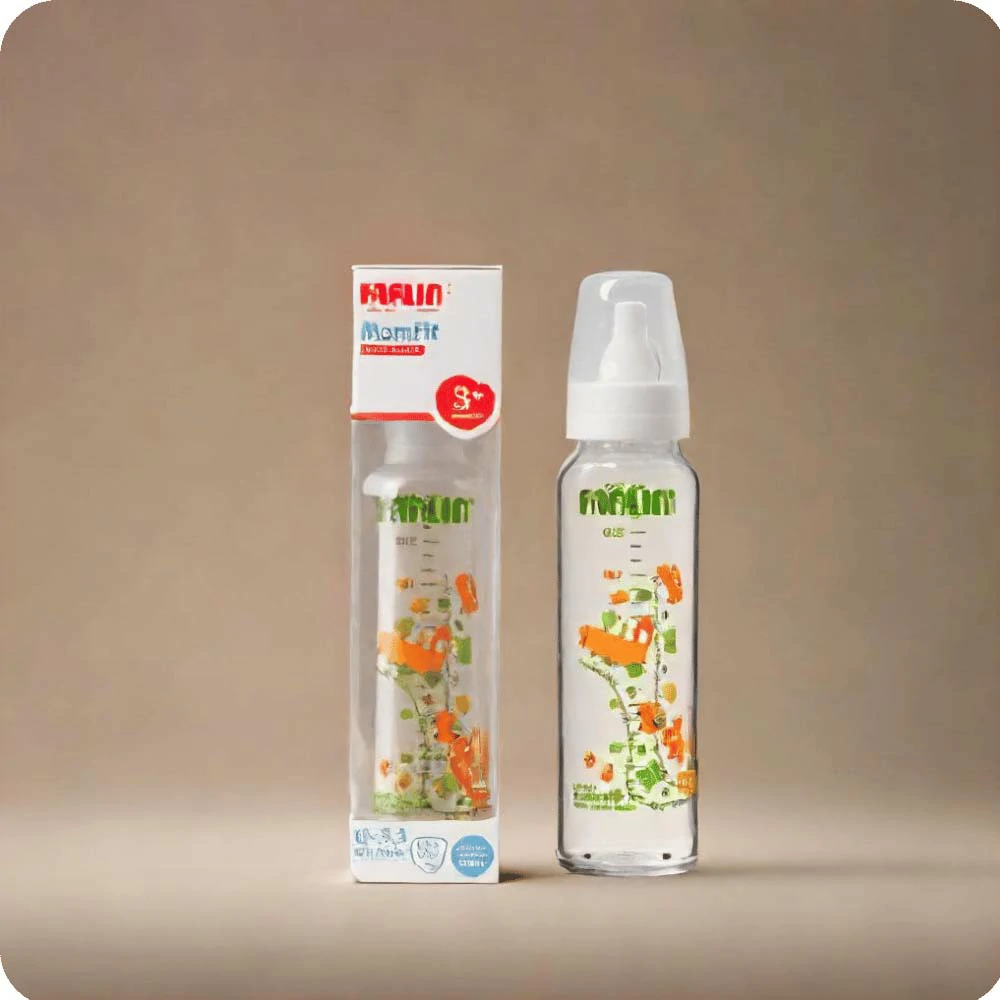 Glass Feeding Bottle 80 oz Standard Neck (240cc)