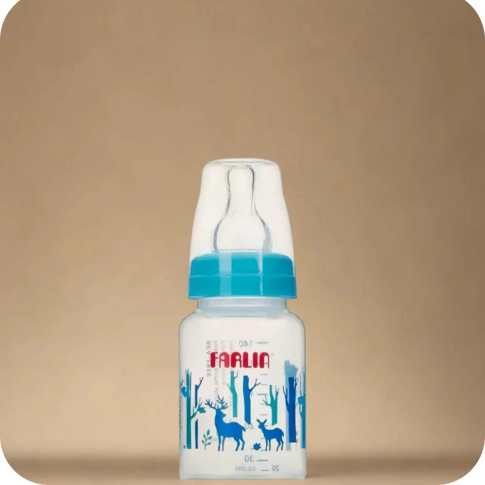 PP FEEDING BOTTLE ANIMAL SERIES STANDARD NECK-B/G 140ML