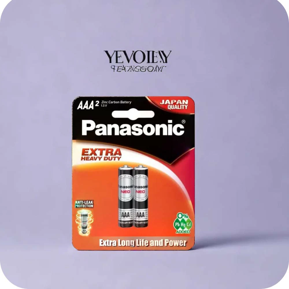 Panasonic Neo Manganese AAA Battery 2 PCS