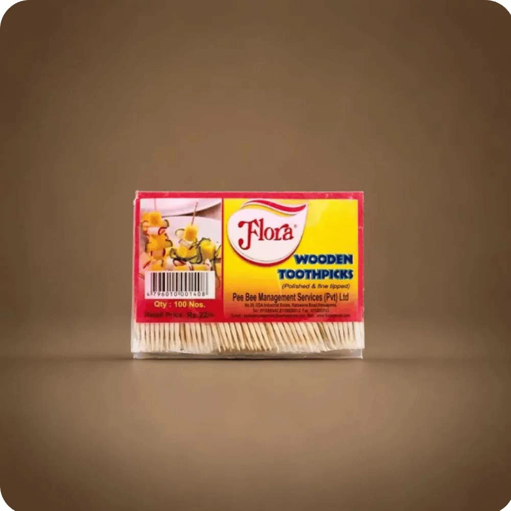 Flora Wooden Toothpicks 100Sticks