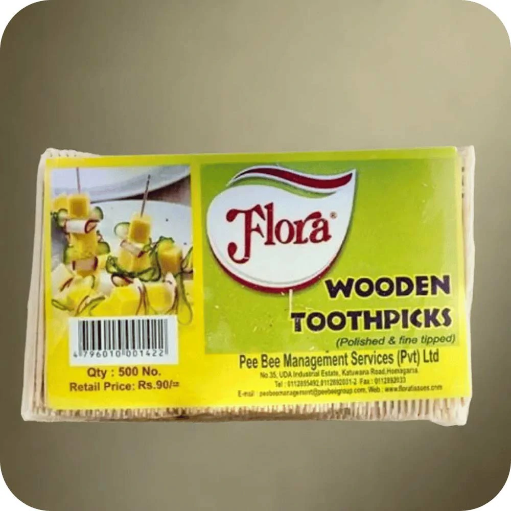 Flora Wooden Toothpicks - 500Sticks