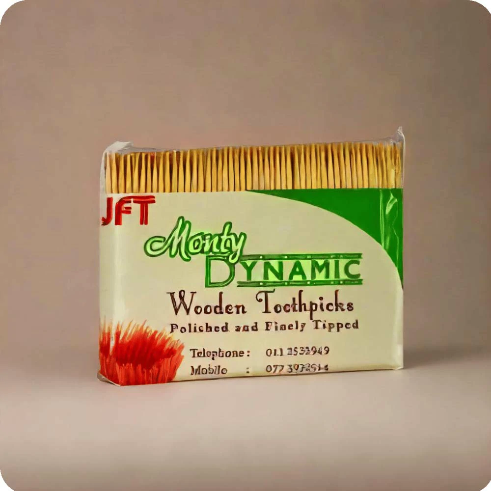 Monty Dynamic Wooden Toothpicks 500Sticks