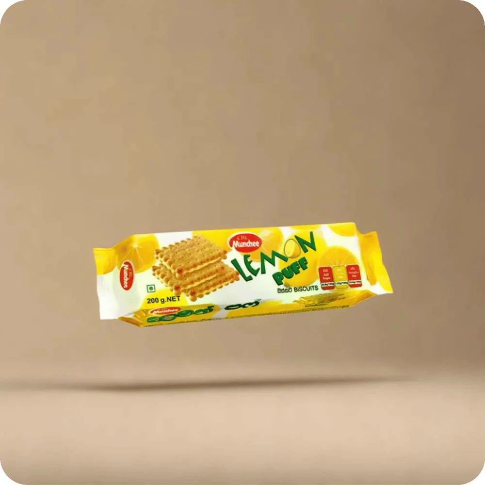 Munchee Biscuit Lemon Puff 200G