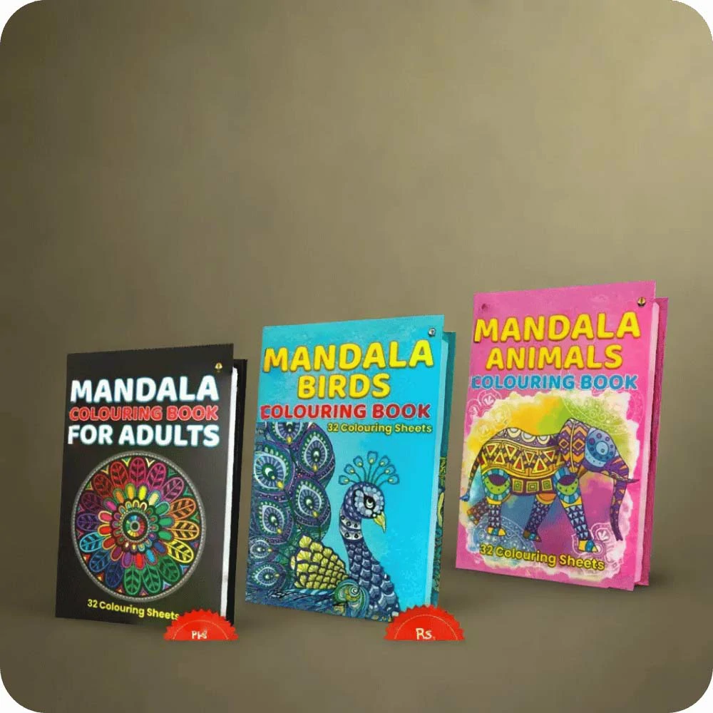 Mandala Coloring Books for Kids & Adults