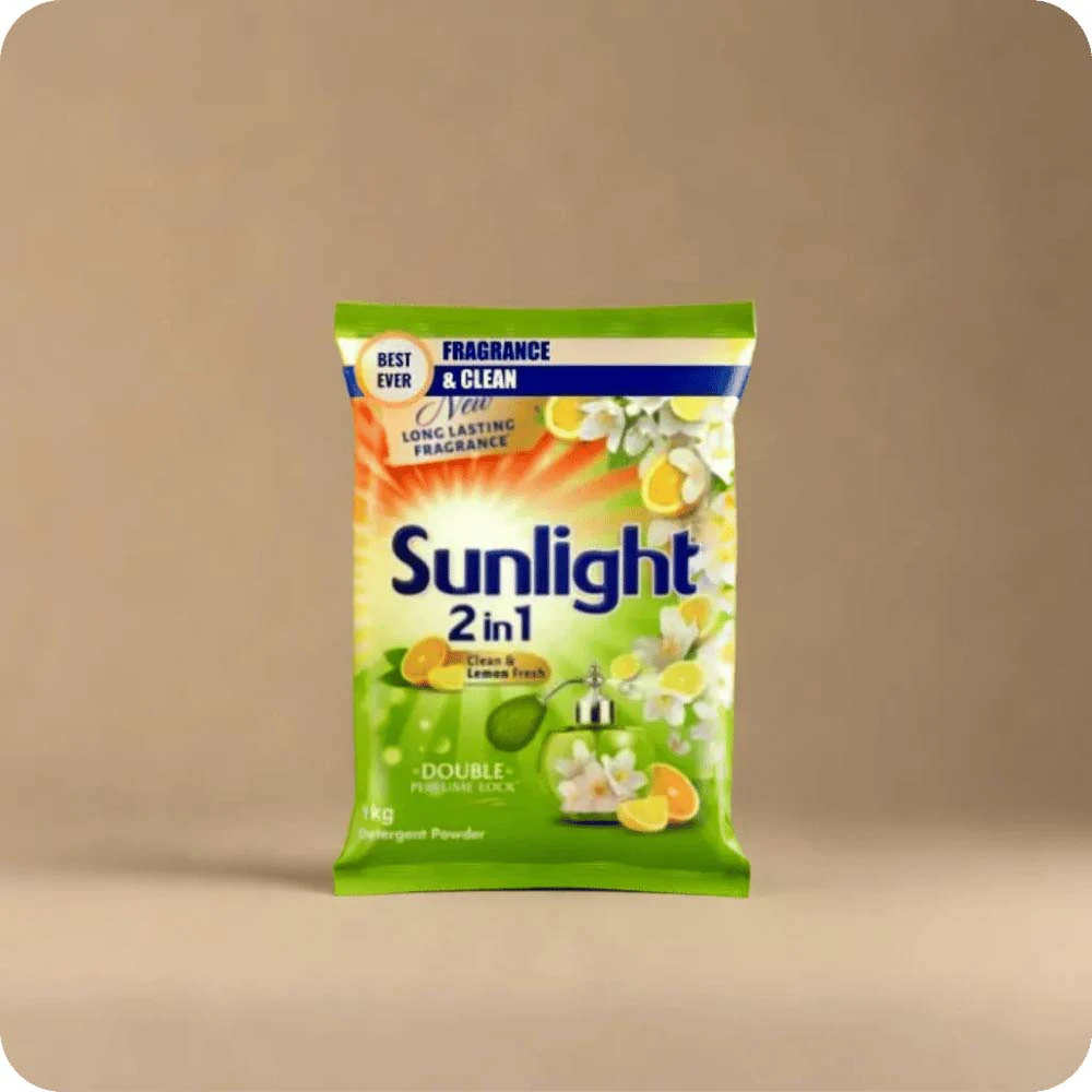 Sunlight Best Ever Fragrance & Clean Washing Powder 1Kg - www.yevobay.com