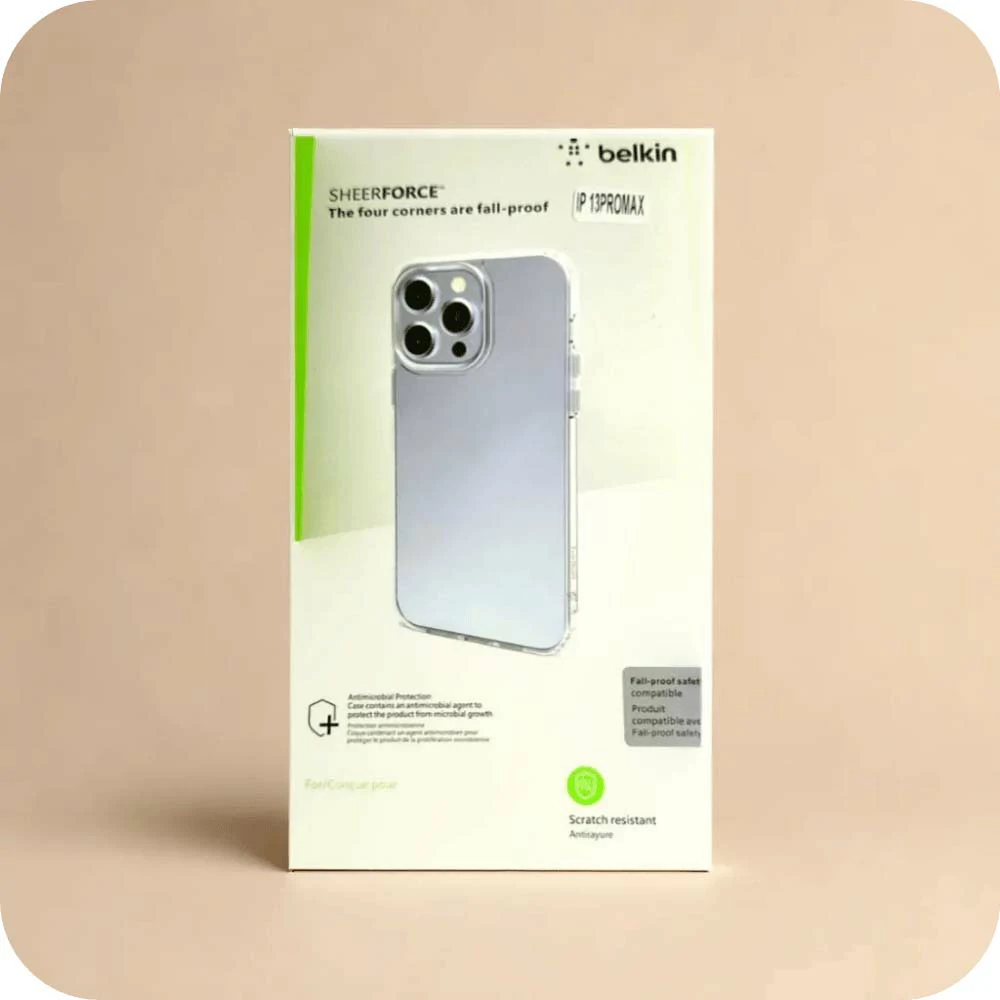 I Phone 13 Pro Max Back Cover Transparent - Sheer force Belkin