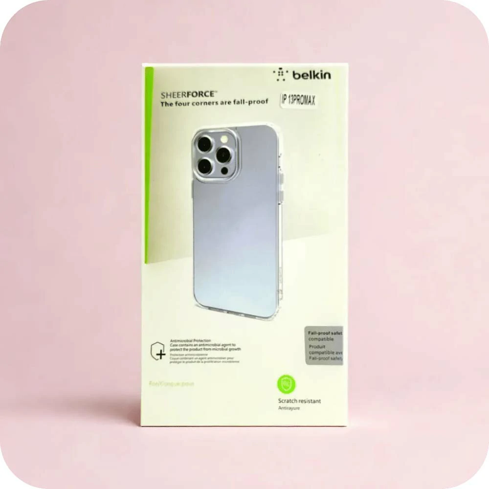 I Phone 12 PRO Back Cover Transparent - Sheer force Belkin
