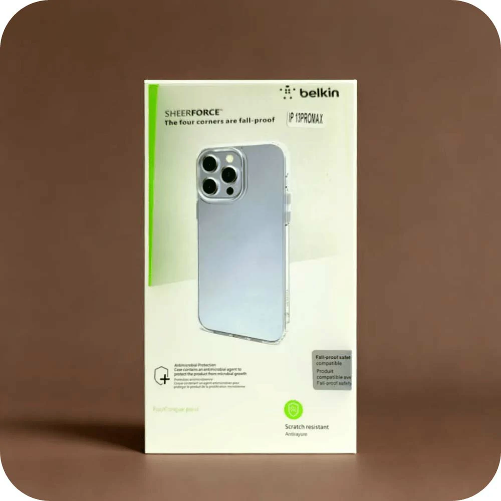 I Phone 14 PRO MAX Back Cover Transparent - Sheer force Belkin