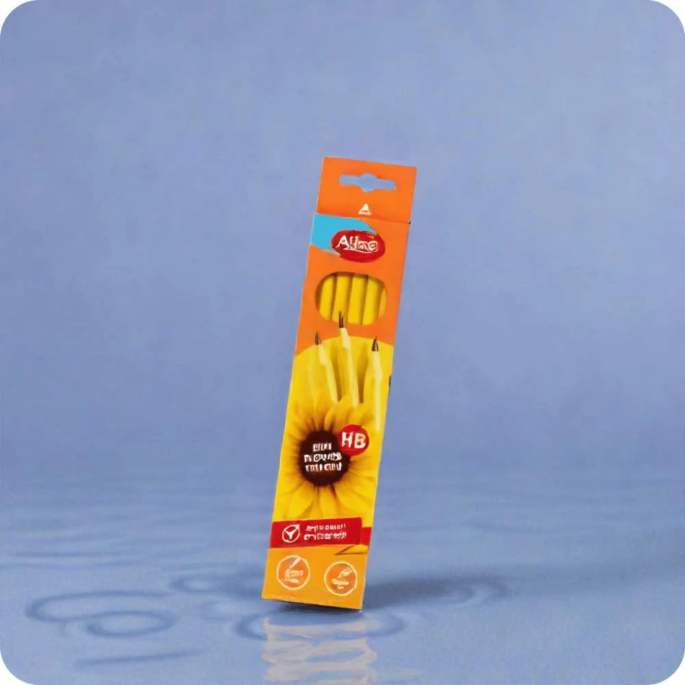 Atlas HB Pencil 6 Pack - Sun Flower Yellow