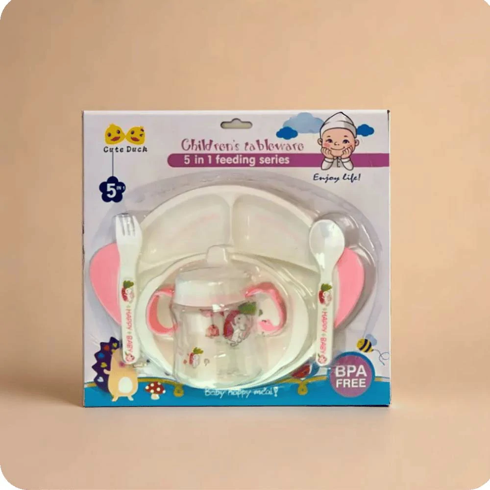 Childrens Tablewares - 5 in 1 Feeding Series