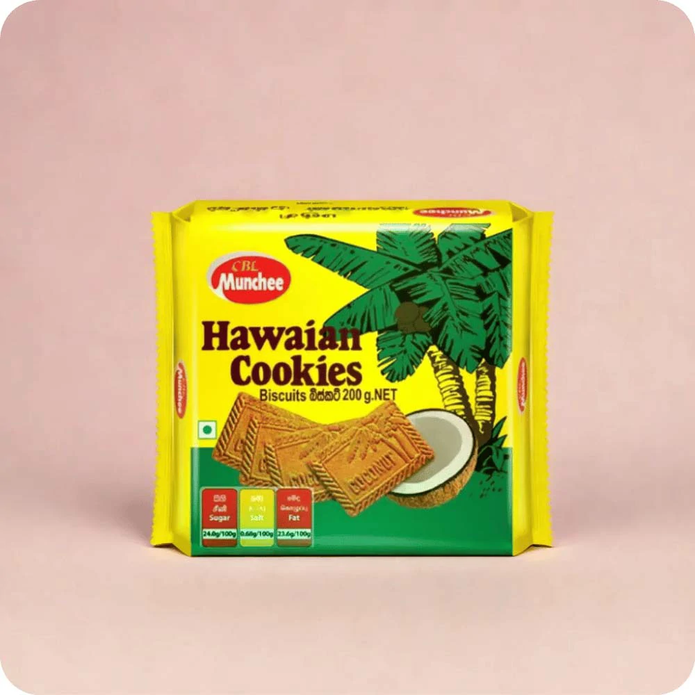 CBL Munchee Hawaian Cookies 200g
