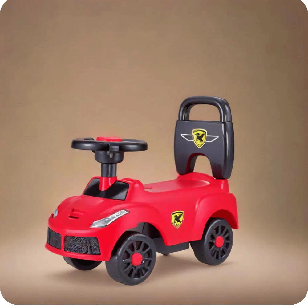 Star Shine - Black Badg - Toy Kids Car Ride