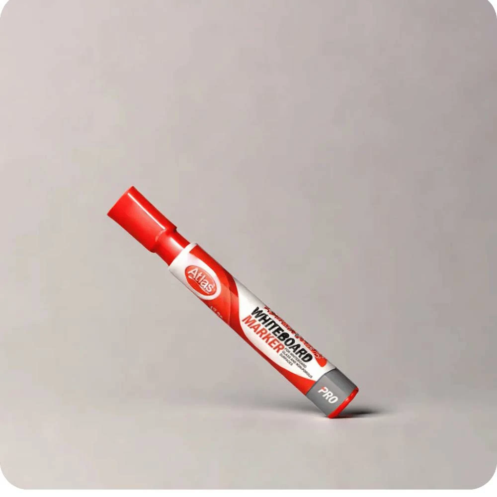 Atlas White Board Marker RED