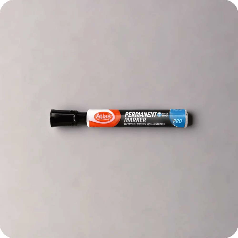 Atlas Permanent Marker BLACK
