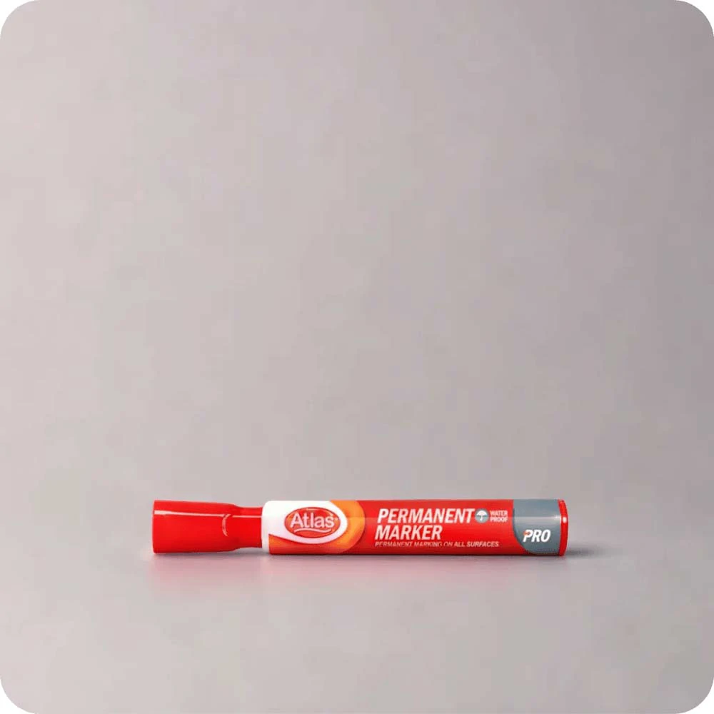 Atlas Permanent Marker RED
