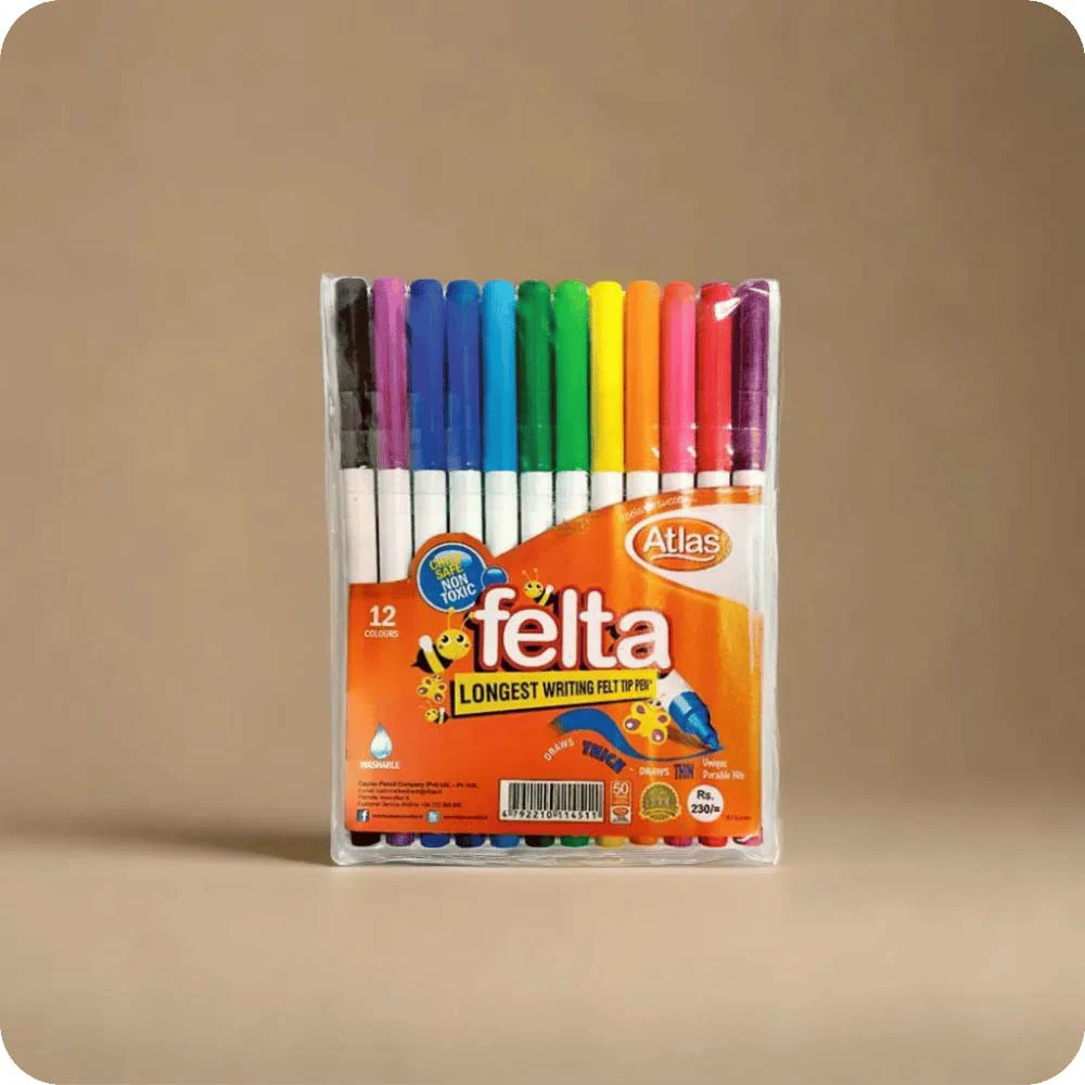 Atlas Color Pen Felta 12 Colors