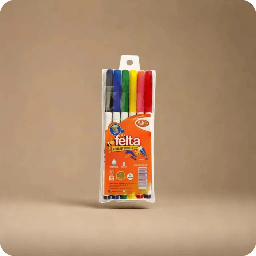Atlas Color Pen Felta 6 Colors