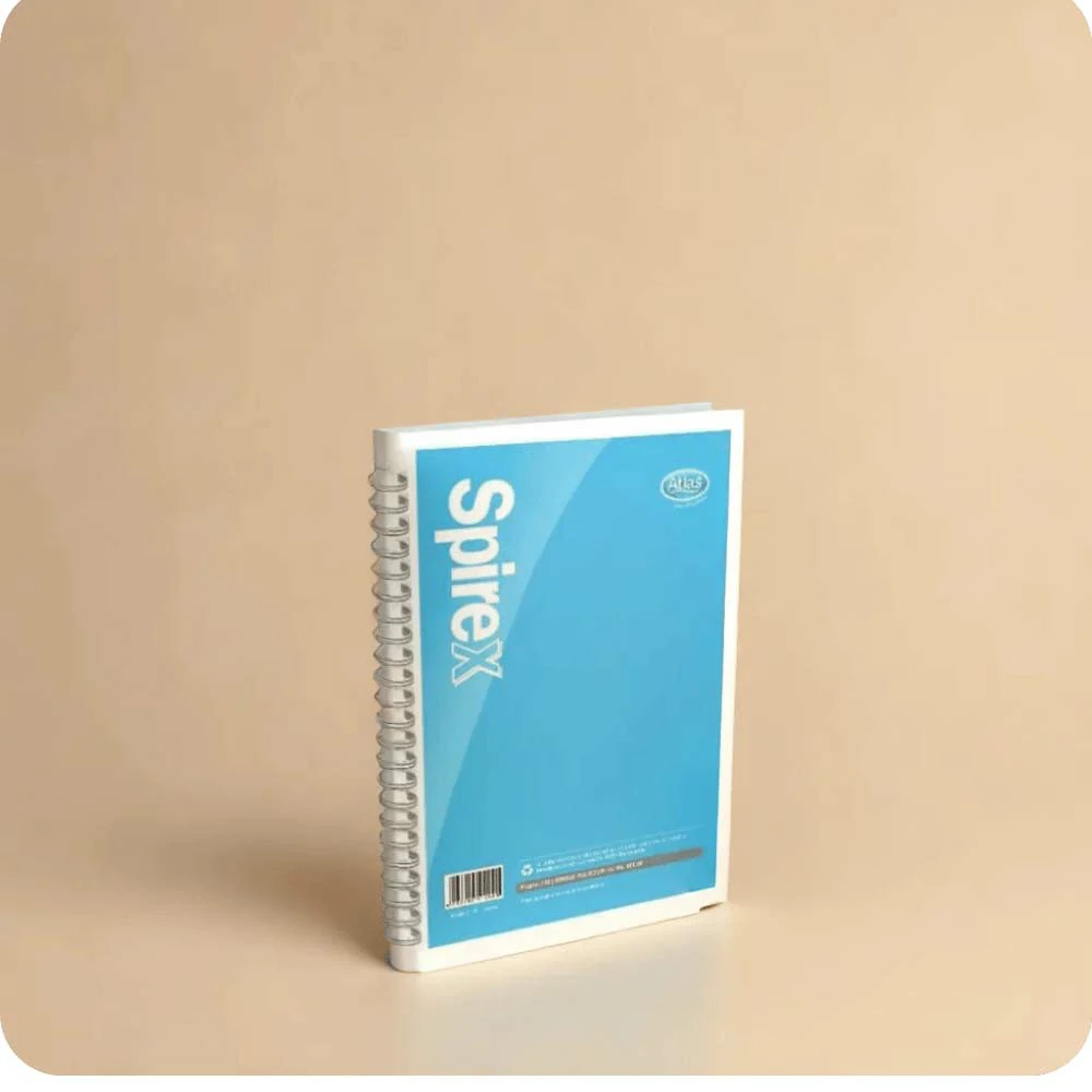 Atlas A5 Spiral NOTEBOOK 100PGS
