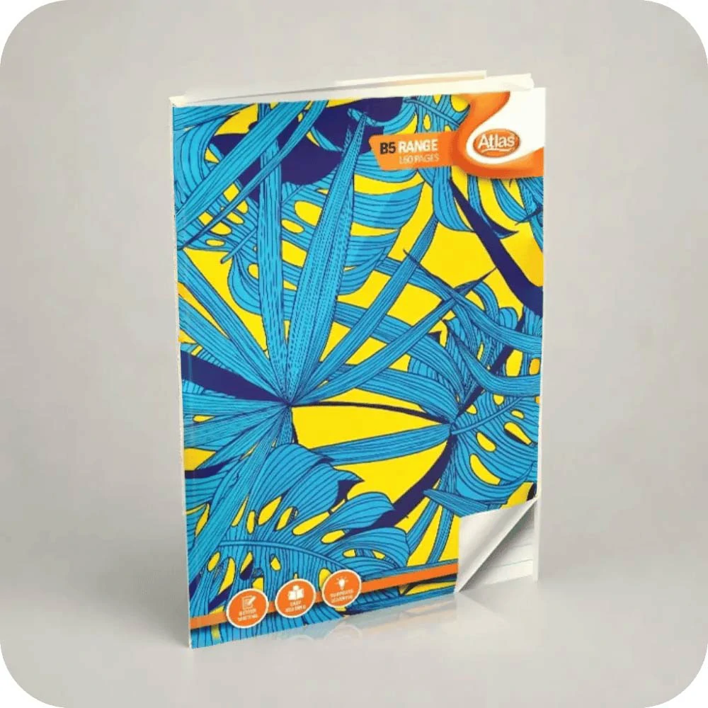 Atlas B5 Book Single Ruled 160pgs