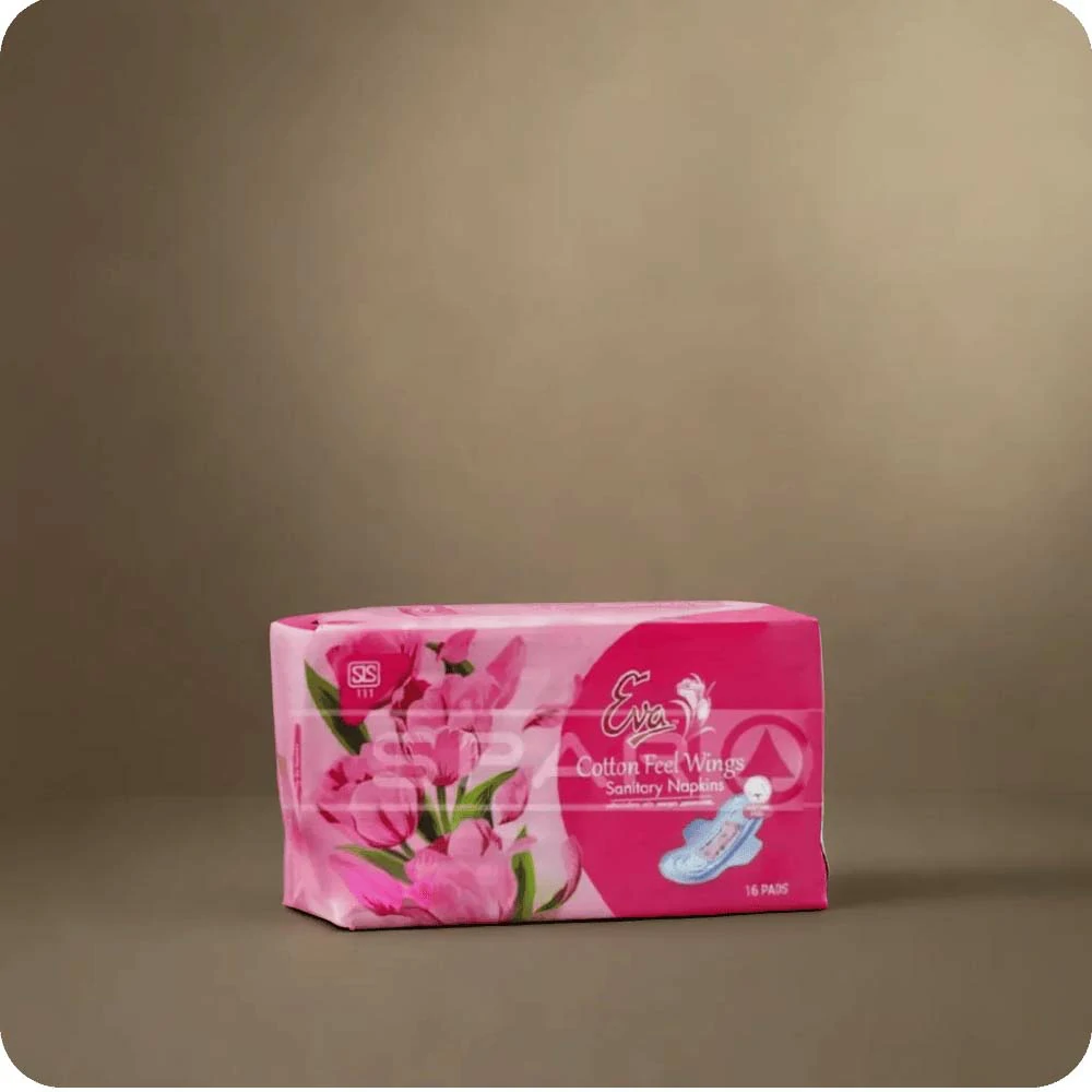 Eva Sanitary Napkins Cotton Feel Wings 16S