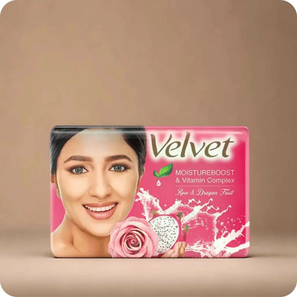 Velvet Soap Rose & Dragonfruit 70g