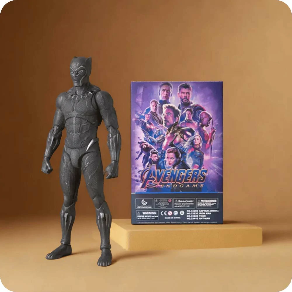 6 inch SUPER HERO AVENGERS BLACK PANTHER MEDIUM