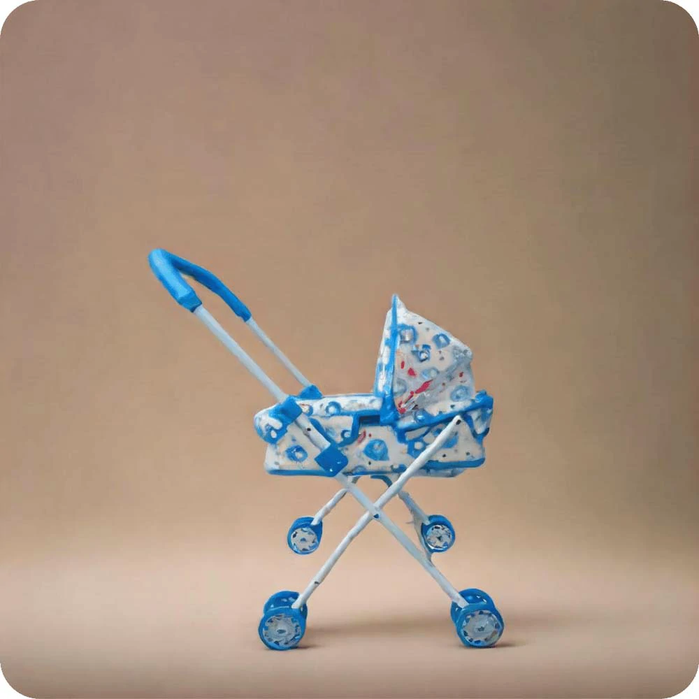 Baby Doll Stroller With Handle Baby Girl Play House Doll Toy For Children