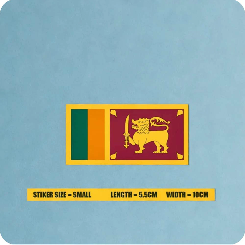 sri lankan national flag stiker