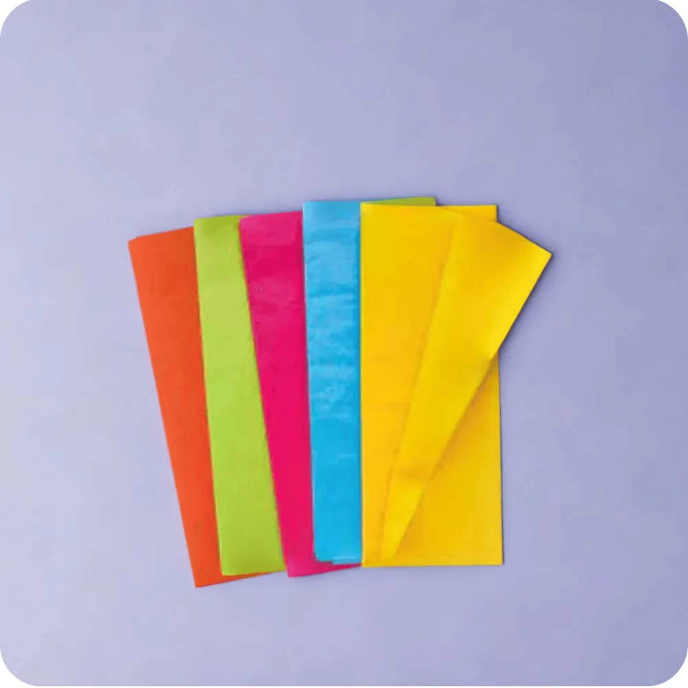 සව්කොල Tissue Paper Sheets/ Wesak Kola Multicolor Set (06 pcs)