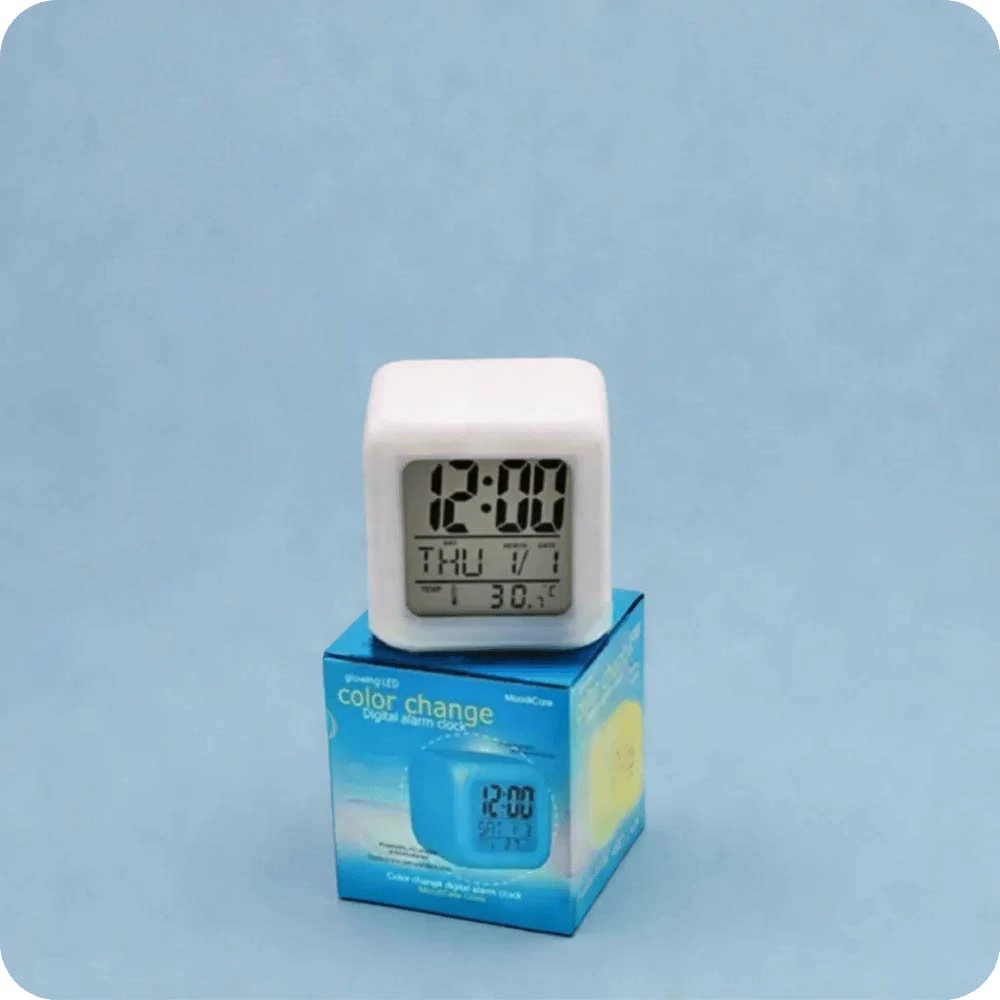 Color Change Digital Alarm Clock