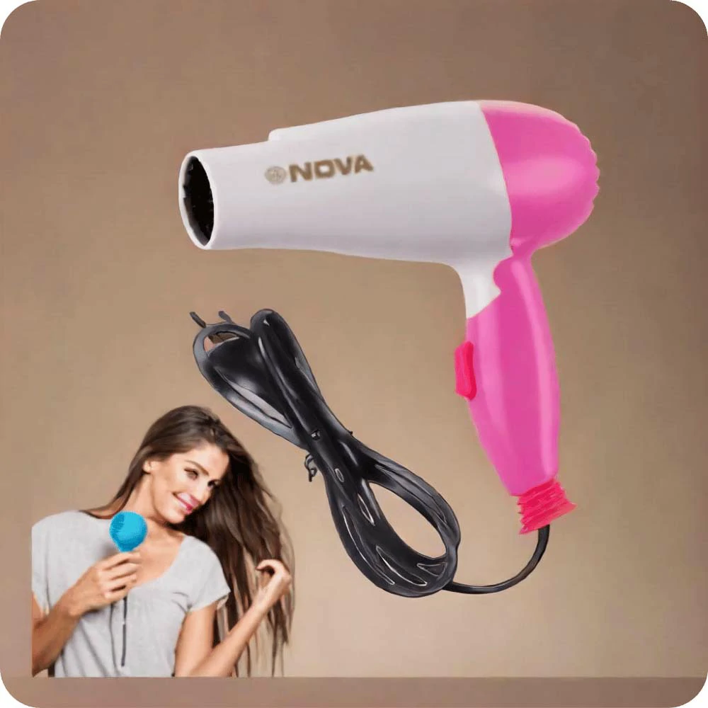 New NOVA Foldable Hair Dryer - 1000W NV-1290