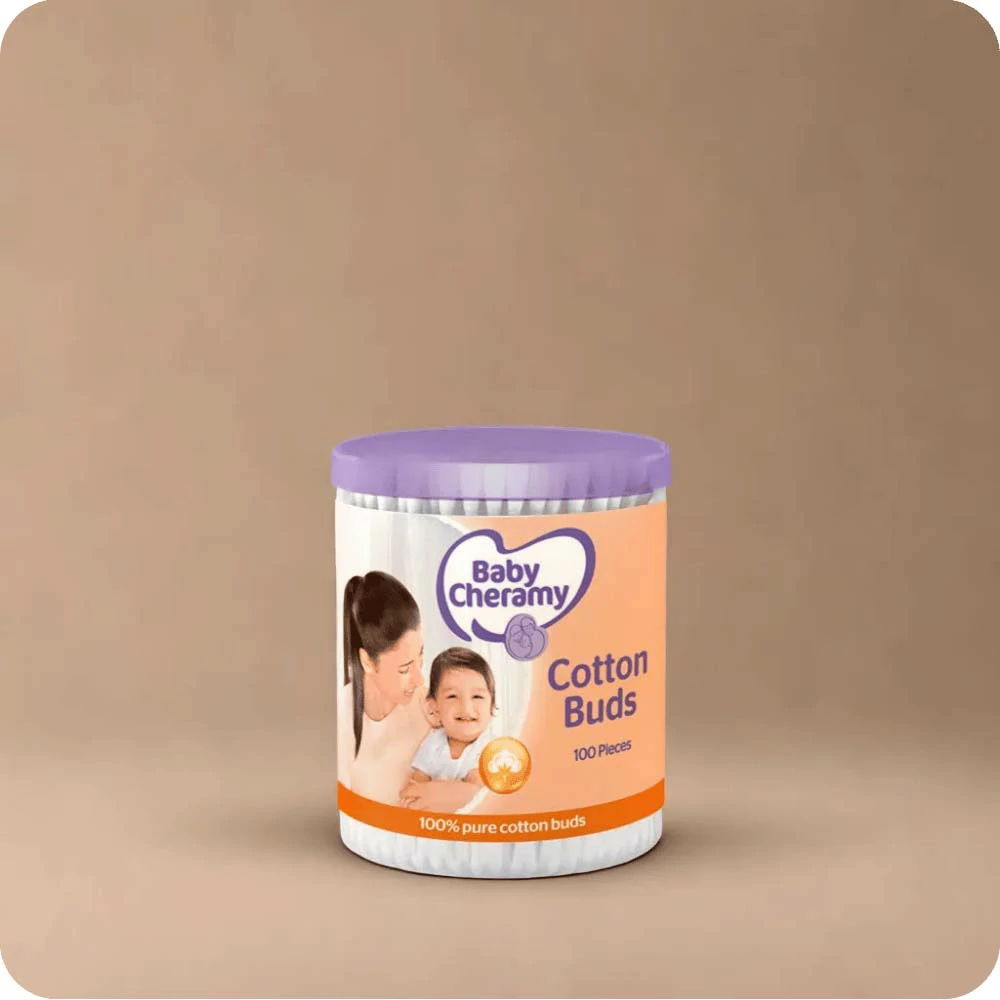Baby Cheramy Basics Cotton Paper Buds 100's
