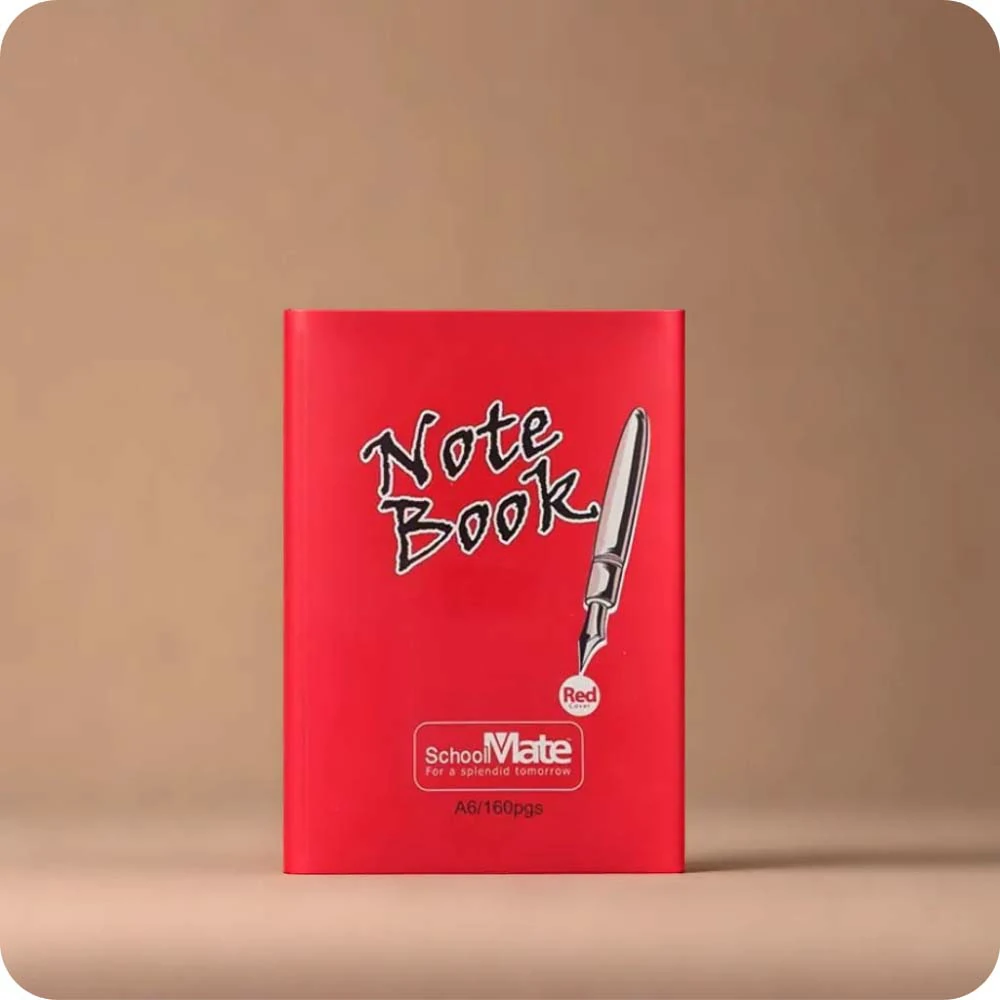 Red Note Book A6