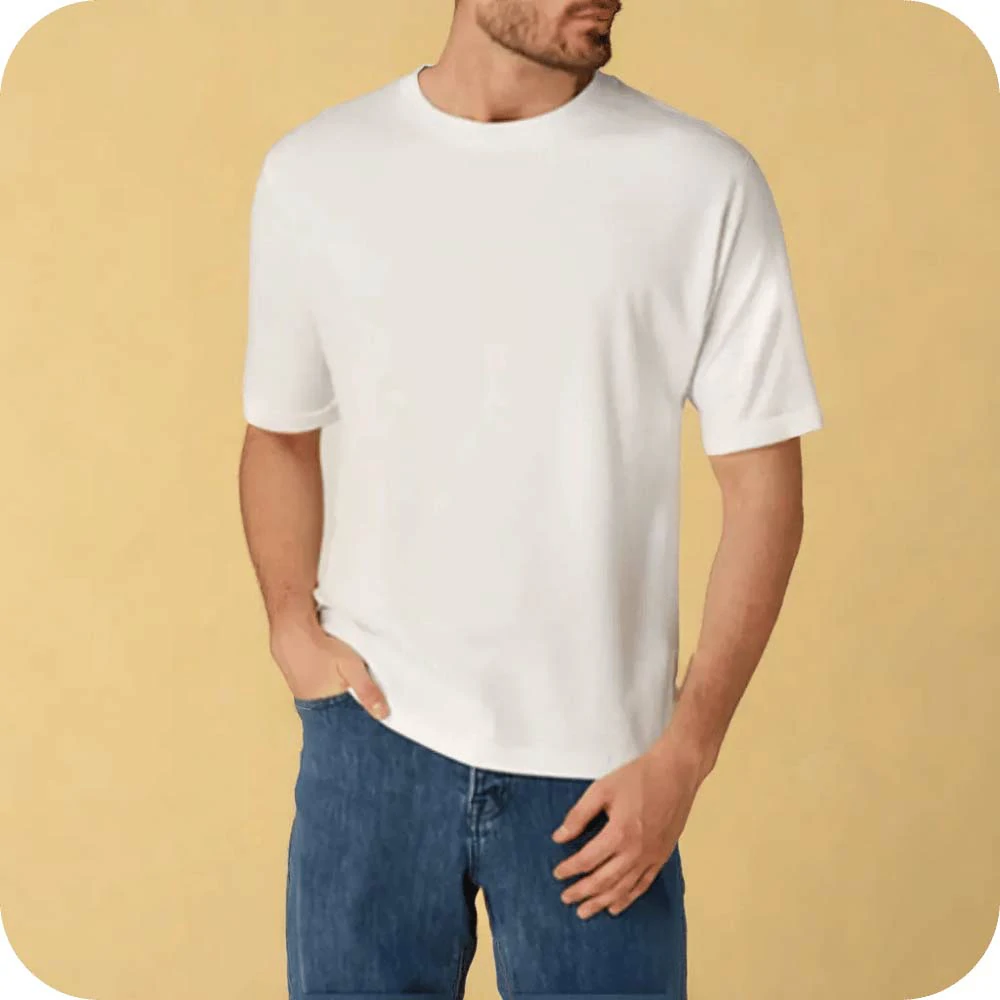 White color t shirt unisex