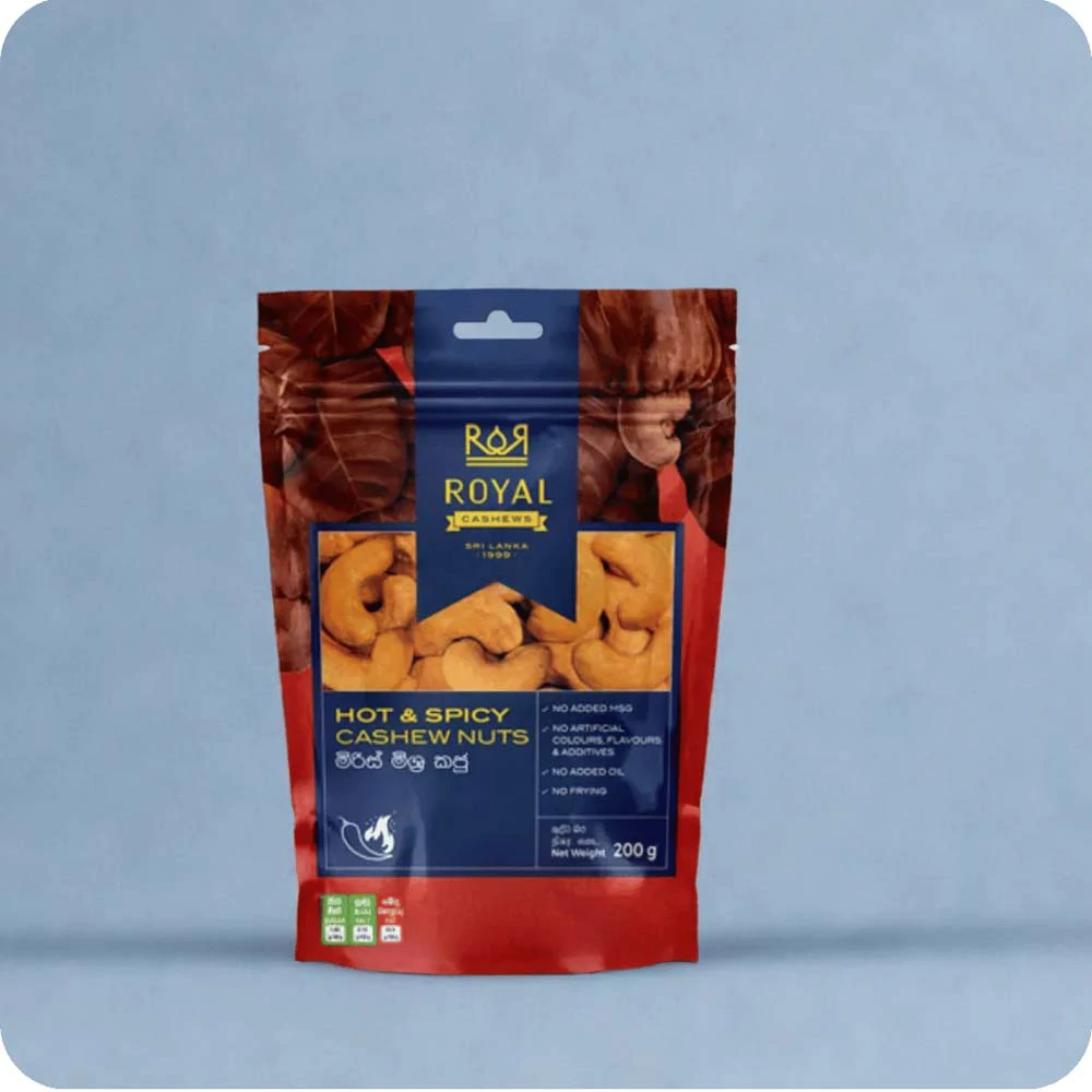 200g Hot & Spicy Cashew Nuts Pack