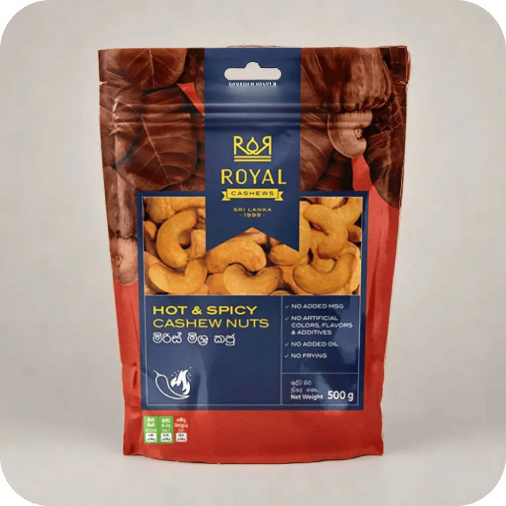 500g Hot & Spicy Cashew Nuts Pack