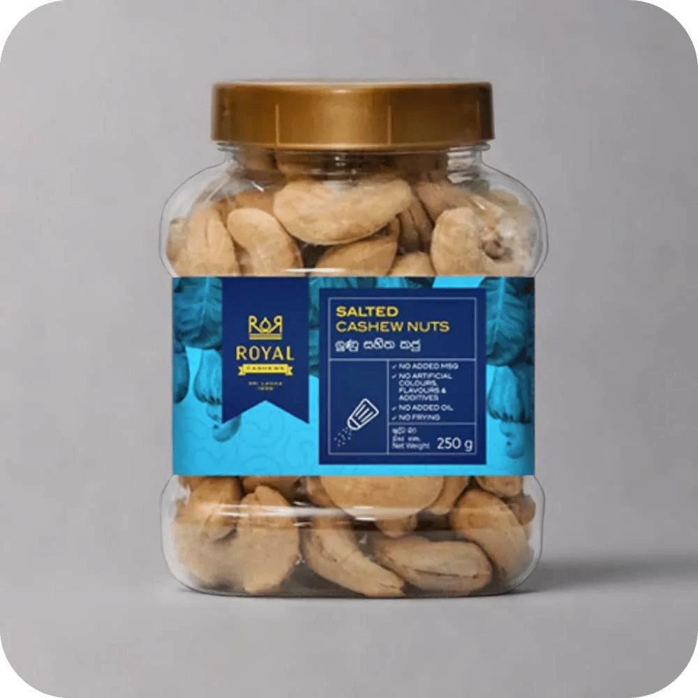 250g Salted Cashew Nuts – PET Bottles